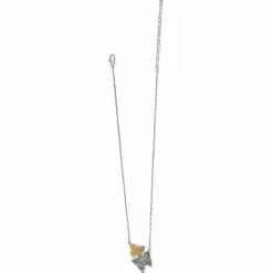 Brighton Everbloom Flutter Necklace Gold-Silver Clearance