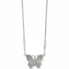Brighton Everbloom Flutter Pendant Necklace Silver Clearance