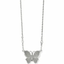 Brighton Everbloom Flutter Pendant Necklace Silver Clearance