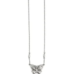 Brighton Everbloom Flutter Pendant Necklace Silver Clearance