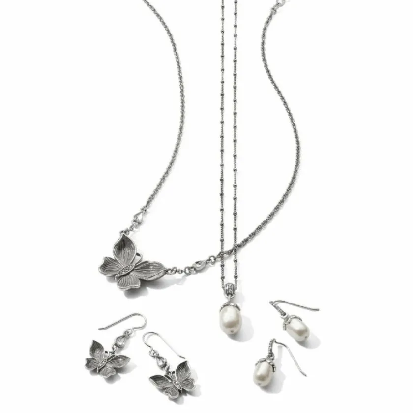 Brighton Everbloom Flutter Pendant Necklace Silver Clearance