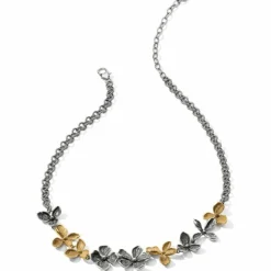 Brighton Everbloom Garland Necklace Silver-Gold Sale