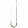 Brighton Everbloom Jardin Garland Necklace Silver-Gold Outlet