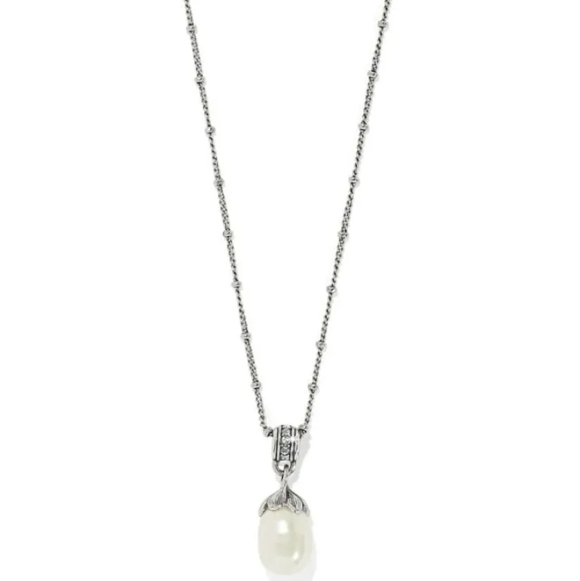 Brighton Everbloom Pearl Drop Necklace New