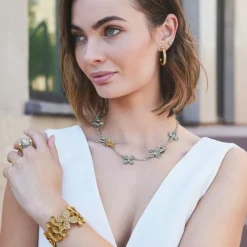 Brighton Everbloom Petals Cuff Bracelet Hot