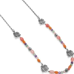 Brighton Everbloom Trellis Short Necklace Silver-Multi Online