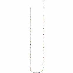 Brighton Eye Candy Pearl Long Necklace Silver-Pearl Sale