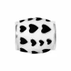 Brighton Fashionista Black Hearts Bead Silver-Multi Fashion