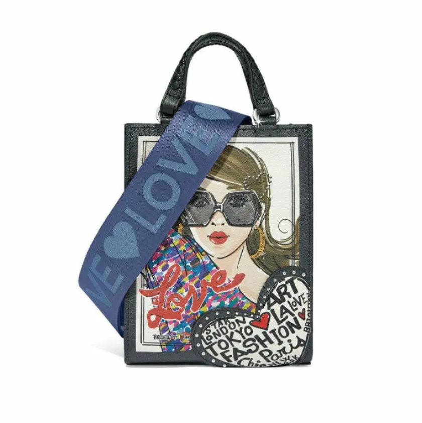 Brighton Fashionista Cover Girl Mini Tote Multi Discount