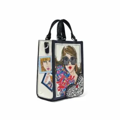 Brighton Fashionista Cover Girl Mini Tote Multi Discount