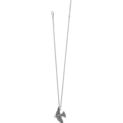 Brighton Fashionista Dove Pendant Necklace Silver Discount