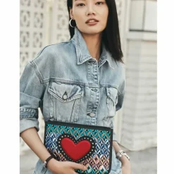 Brighton Fashionista Moody Blue Pouch Multi Best