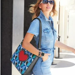 Brighton Fashionista Moody Blue Shoulderbag Multi Discount