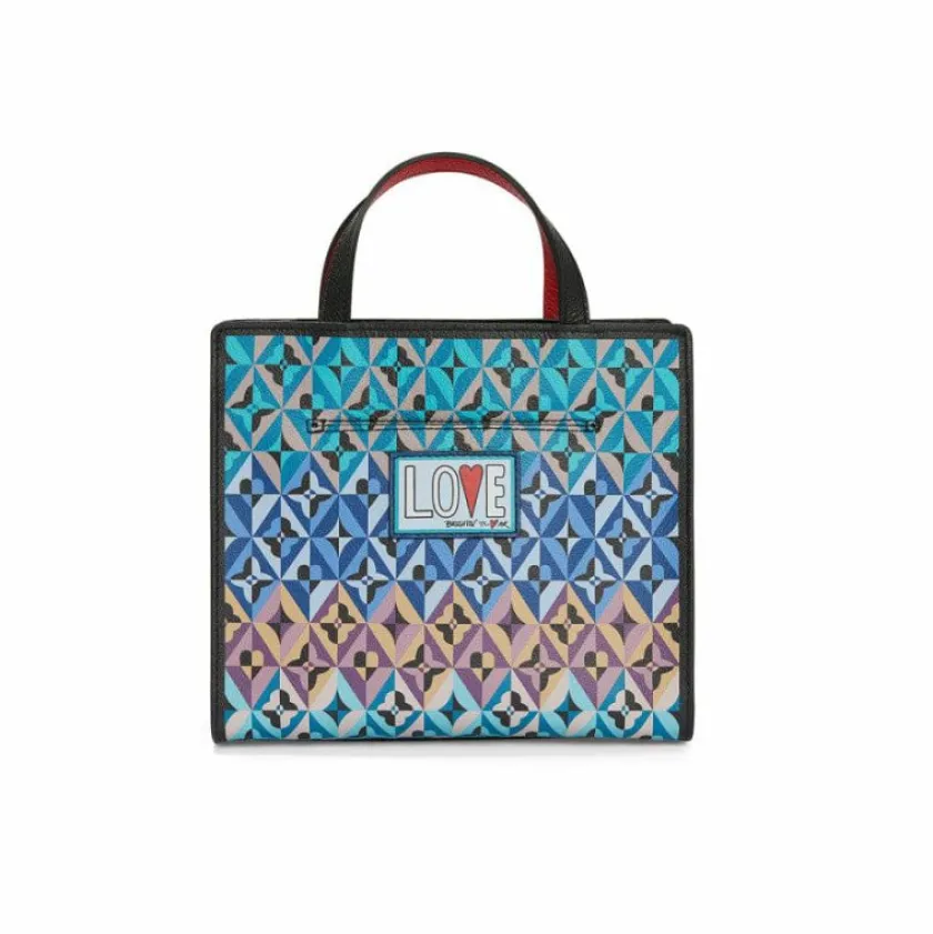 Brighton Fashionista Moody Blue Small Tote Multi Sale