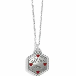 Brighton Fashionista Shine On Necklace Silver-Blue Outlet