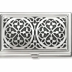 Brighton Ferrara Card Case Silver Hot