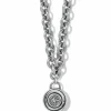 Brighton Ferrara Disc Necklace Silver Fashion
