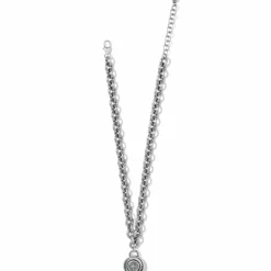 Brighton Ferrara Disc Necklace Silver Fashion