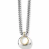 Brighton Ferrara Entrata Large Necklace Silver-Gold Best