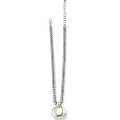 Brighton Ferrara Entrata Large Necklace Silver-Gold Best