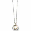 Brighton Ferrara Entrata Petite Necklace Silver-Gold Best