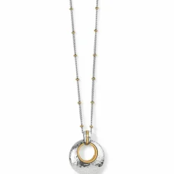 Brighton Ferrara Entrata Petite Necklace Silver-Gold Best
