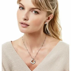 Brighton Ferrara Entrata Petite Necklace Silver-Gold Best