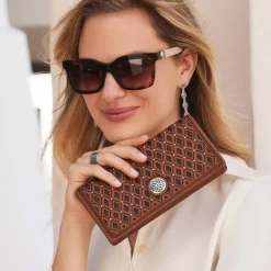 Brighton Ferrara La Bellezza Slim Folio Wallet New