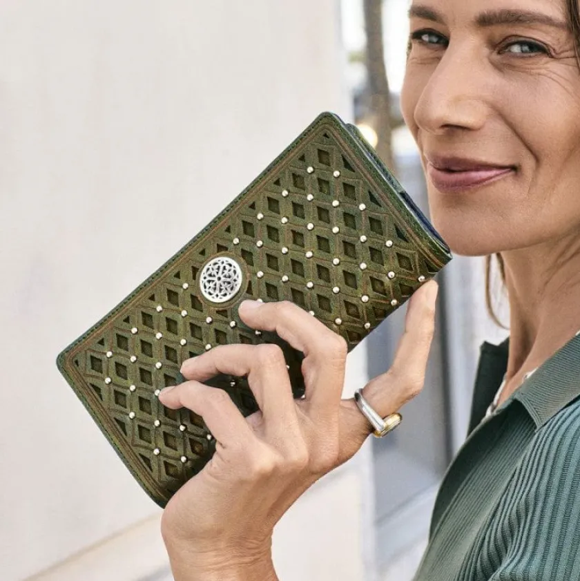 Brighton Ferrara La Bellezza Slim Folio Wallet New