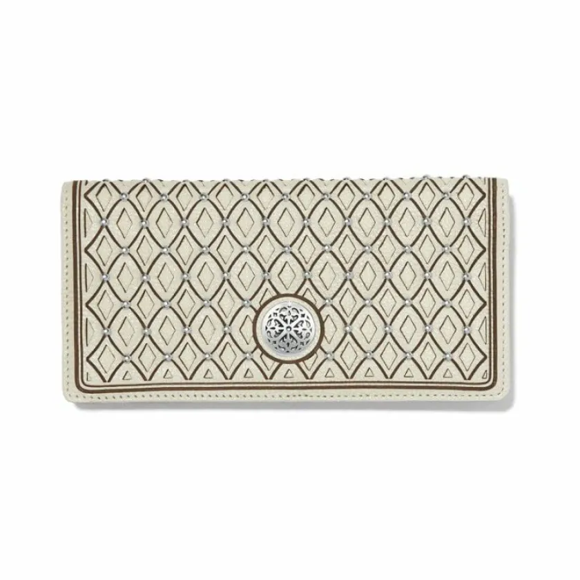 Brighton Ferrara La Bellezza Slim Folio Wallet New