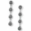 Brighton Ferrara Pierced Post Drop Earrings Silver Hot