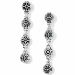 Brighton Ferrara Pierced Post Drop Earrings Silver Hot