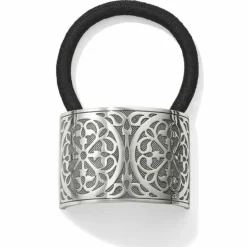Brighton Ferrara Ponytail Holder Silver Sale