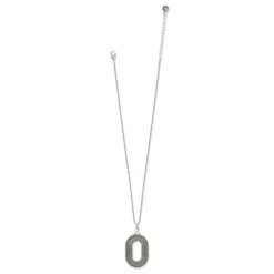 Brighton Ferrara Siena Oval Necklace Silver Best