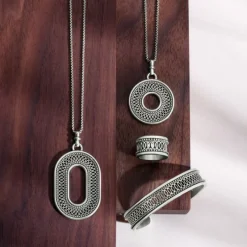 Brighton Ferrara Siena Oval Necklace Silver Best