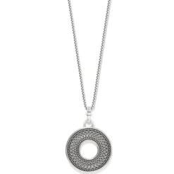 Brighton Ferrara Siena Round Necklace Silver Discount