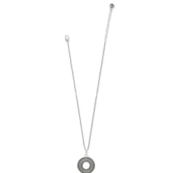 Brighton Ferrara Siena Round Necklace Silver Discount