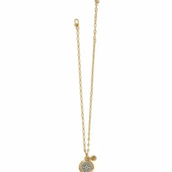 Brighton Ferrara Two Tone Luce Small Pendant Necklace Silver-Gold Outlet