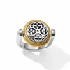 Brighton Ferrara Two Tone Reversible Ring Silver-Gold Outlet