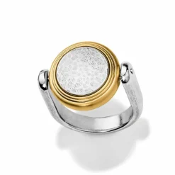 Brighton Ferrara Two Tone Reversible Ring Silver-Gold Outlet