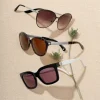 Brighton Ferrara Two Tone Sunglasses Black-White Online