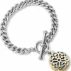 Brighton Ferrara Two Tone Toggle Bracelet Silver-Gold Outlet