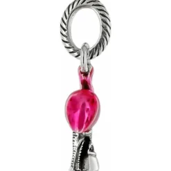 Brighton Flamingo Charm Silver-Pink Fashion