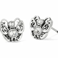 Brighton Flight Of Fancy Mini Post Earrings Silver Outlet