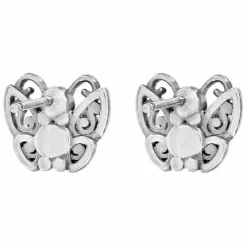 Brighton Flight Of Fancy Mini Post Earrings Silver Outlet