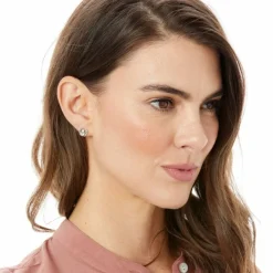 Brighton Flight Of Fancy Mini Post Earrings Silver Outlet