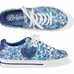 Brighton Flora Sneakers Blue Hot