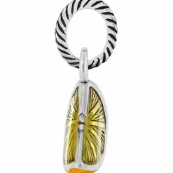 Brighton Florida Charm Silver-Orange Clearance