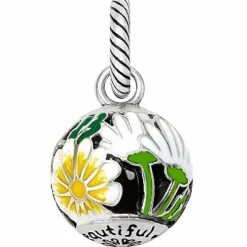 Brighton Flower Bulb Charm Silver-Multi Fashion