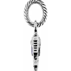 Brighton Flutter Charm Silver-Purple New